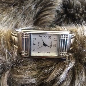 Ladies Geneva Elite #932 clamp bracelet watch